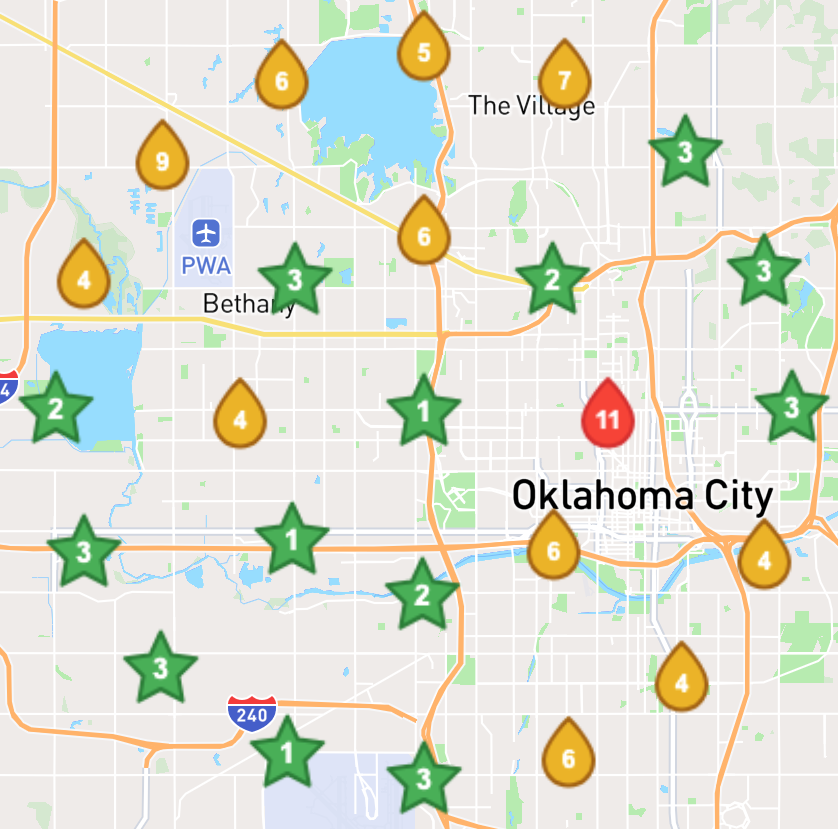 Local SEO After - Google Maps rankings after optimization